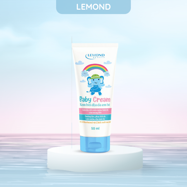 Kem bôi dịu da em bé Lemond Baby Cream