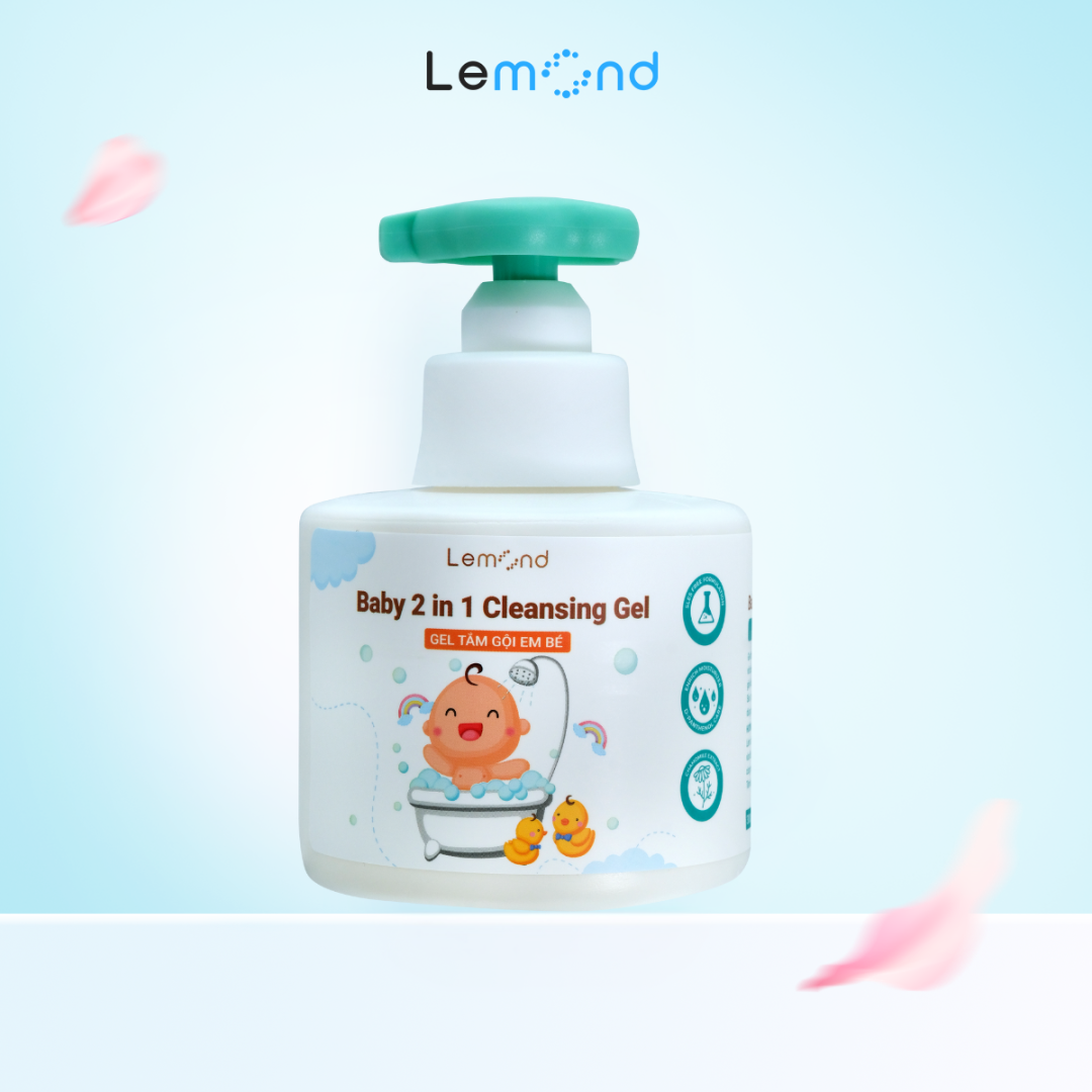 Gel tắm gội em bé Lemond Baby 2 in 1 Cleansing Gel 300ml