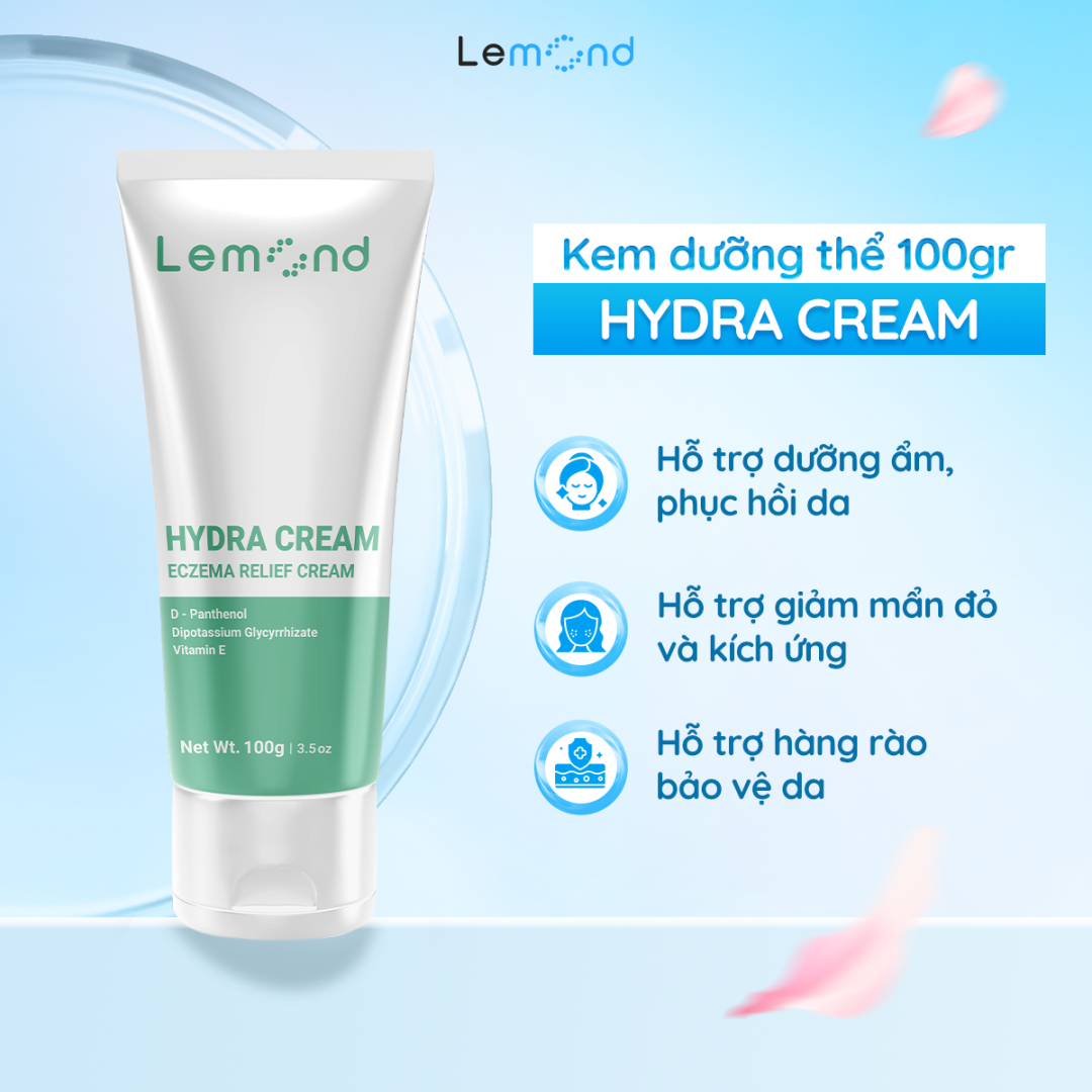 Kem dưỡng ẩm cho da nhạy cảm Lemond Hydra Cream 100g