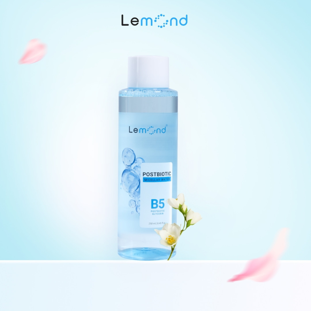 Dung dịch tẩy trang làm sạch dịu nhẹ Lemond Postbiotic Micellar Water 250ml